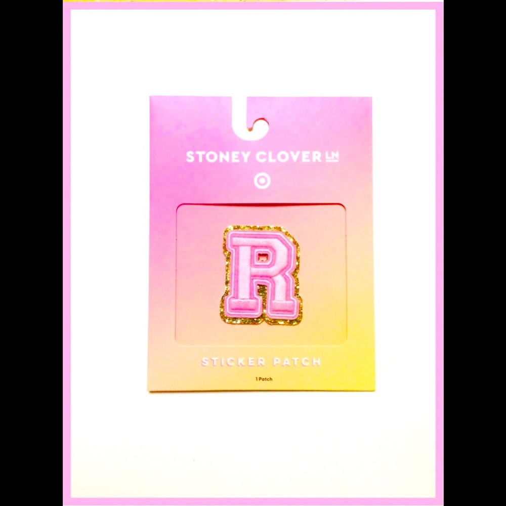 STONEY CLOVER LANE x TARGET LETTER STICKER PATCH R